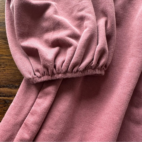 Altar'd State Mauve tiered long-sleeve smock dress XS - Picture 7 of 12